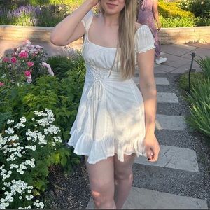 Milkmaid mini dress - cottagecore, fairycore, y2k